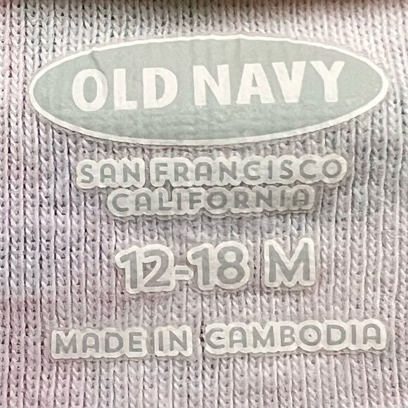 Old Navy Baby Girls Short Sleeve Pink Floral Onesie Bodysuit. 12-18 Months. - Picture 3 of 5